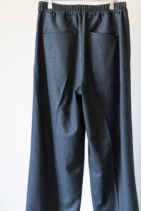 【SHEIK YERBOUTI】"SUPER120'S WOOL FRANNEL EASY TROUSERS"